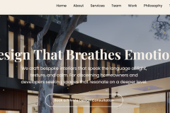 AuraSpaces Interior Design | Modern Luxury Landing Page by ElevatePros